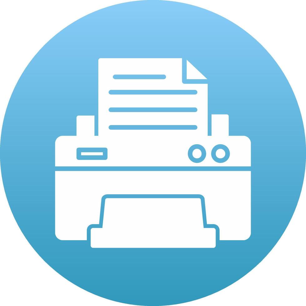 Printer Icon Design Symbol vector