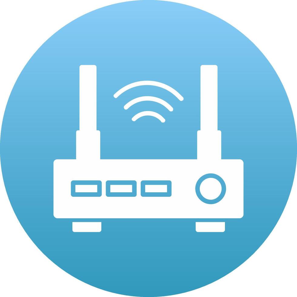 Router Icon Design Symbol vector