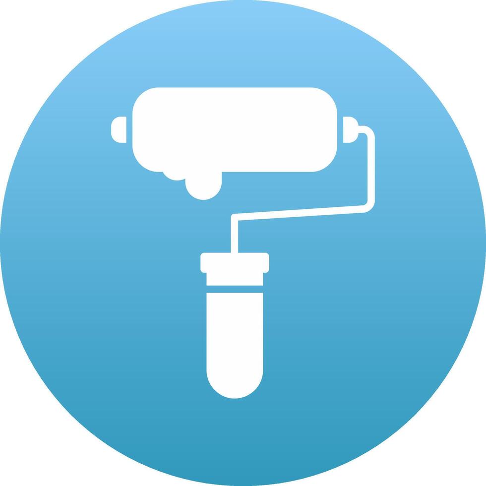 Paint Roller Icon Design Symbol vector
