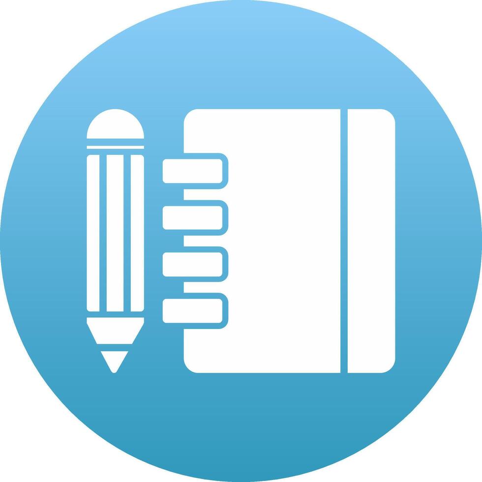 Notebook Icon Design Symbol vector