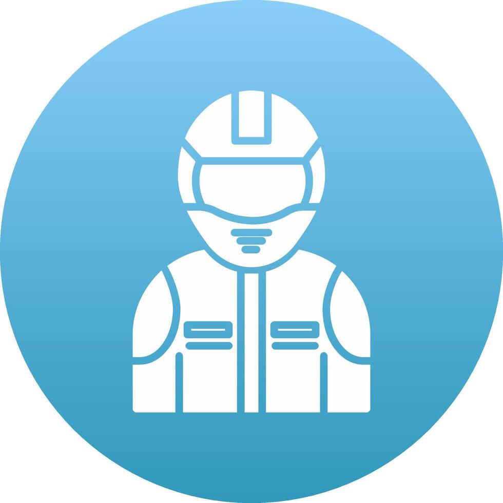 Racer Icon Design Symbol vector