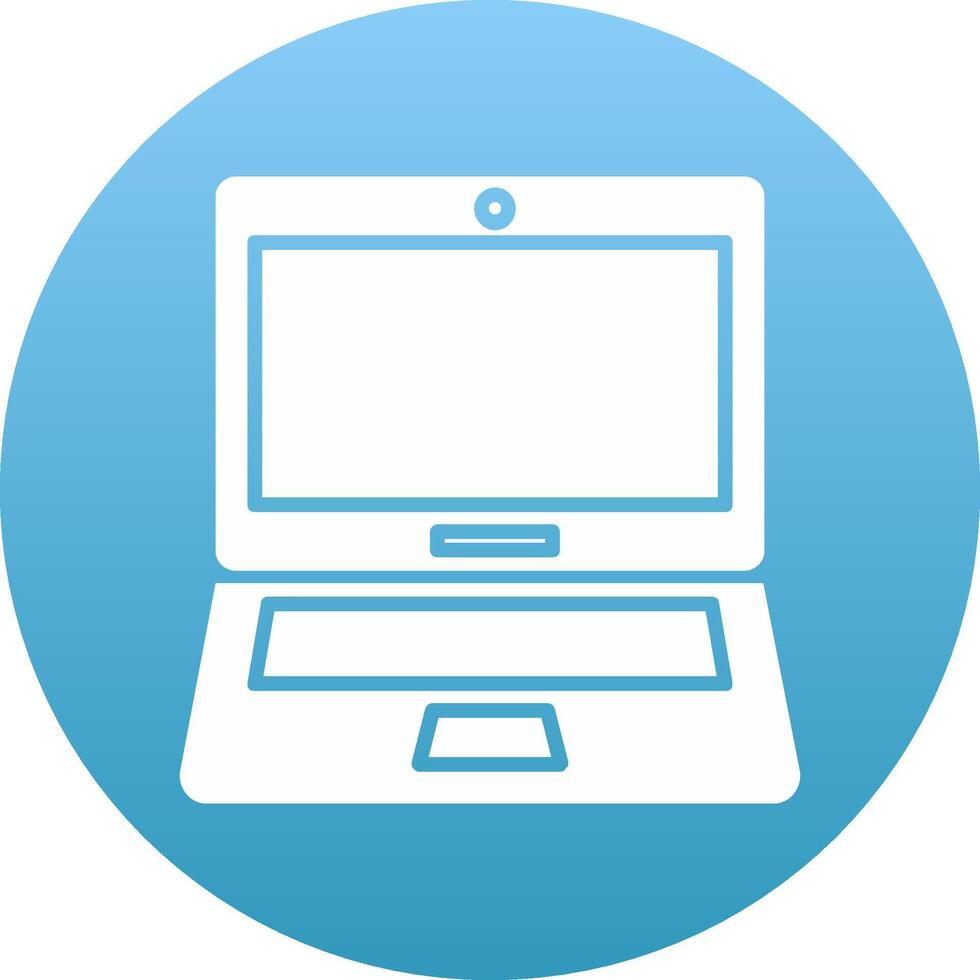 Laptop Icon Design Symbol vector