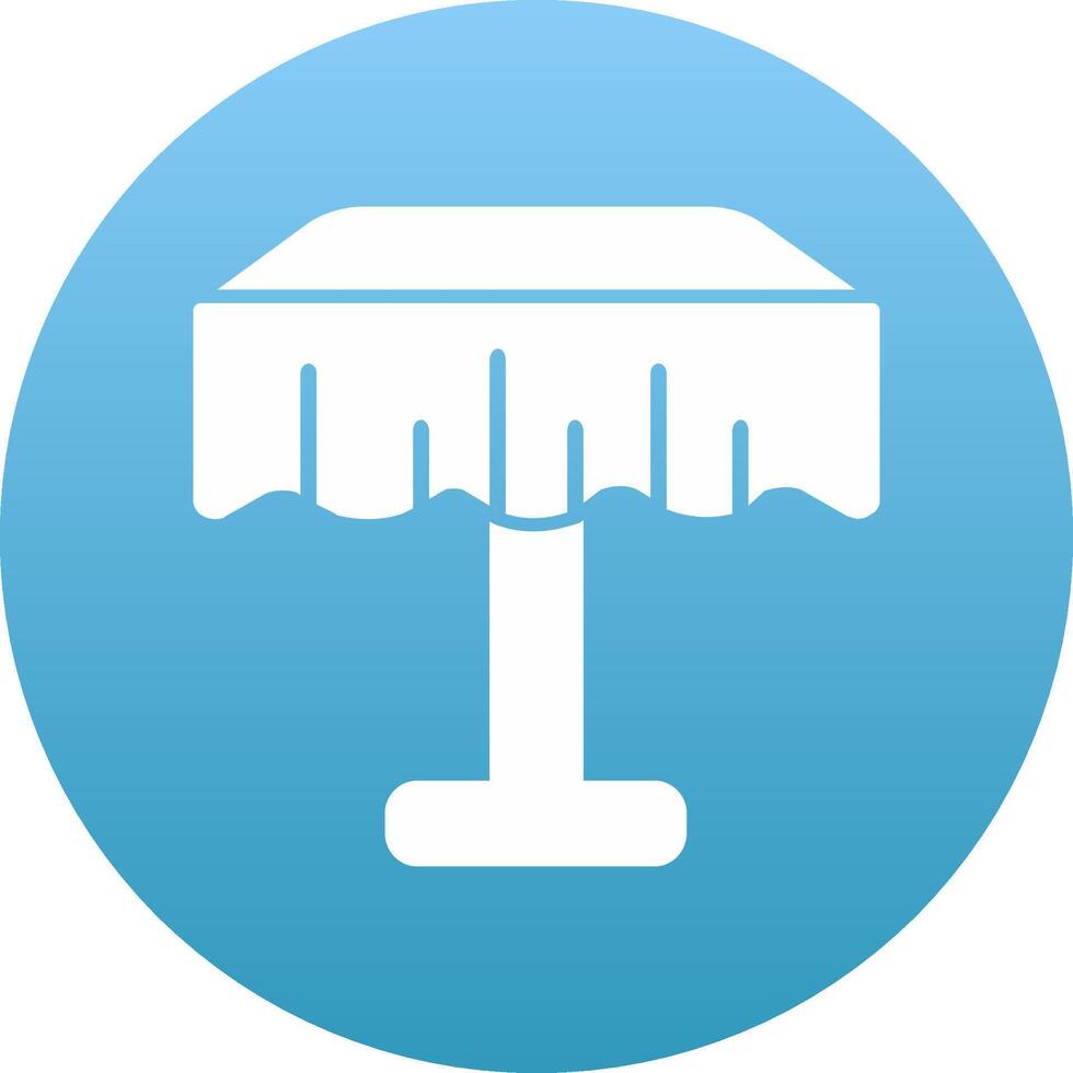 Table Cloth Icon Design Symbol vector
