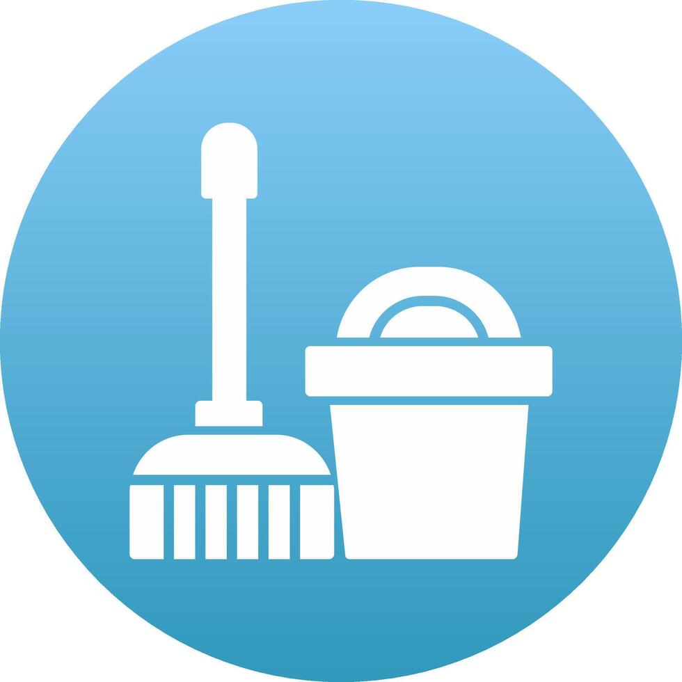 Mop Icon Design Symbol vector