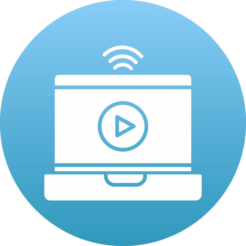 Online Streaming Icon Design Symbol vector