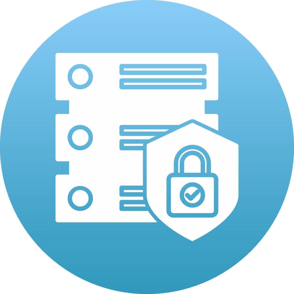 Database Icon Design Symbol vector