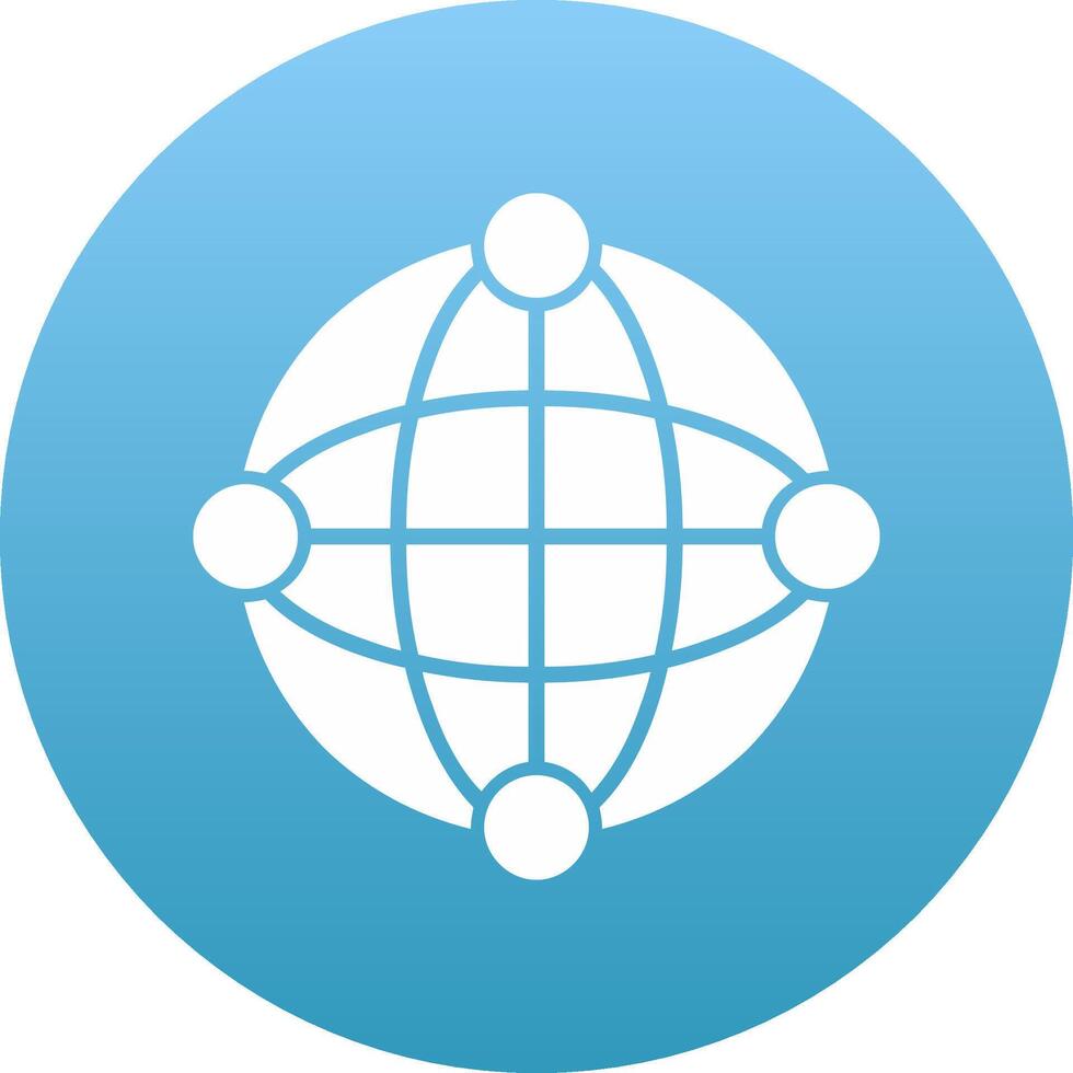 Network Icon Design Symbol vector