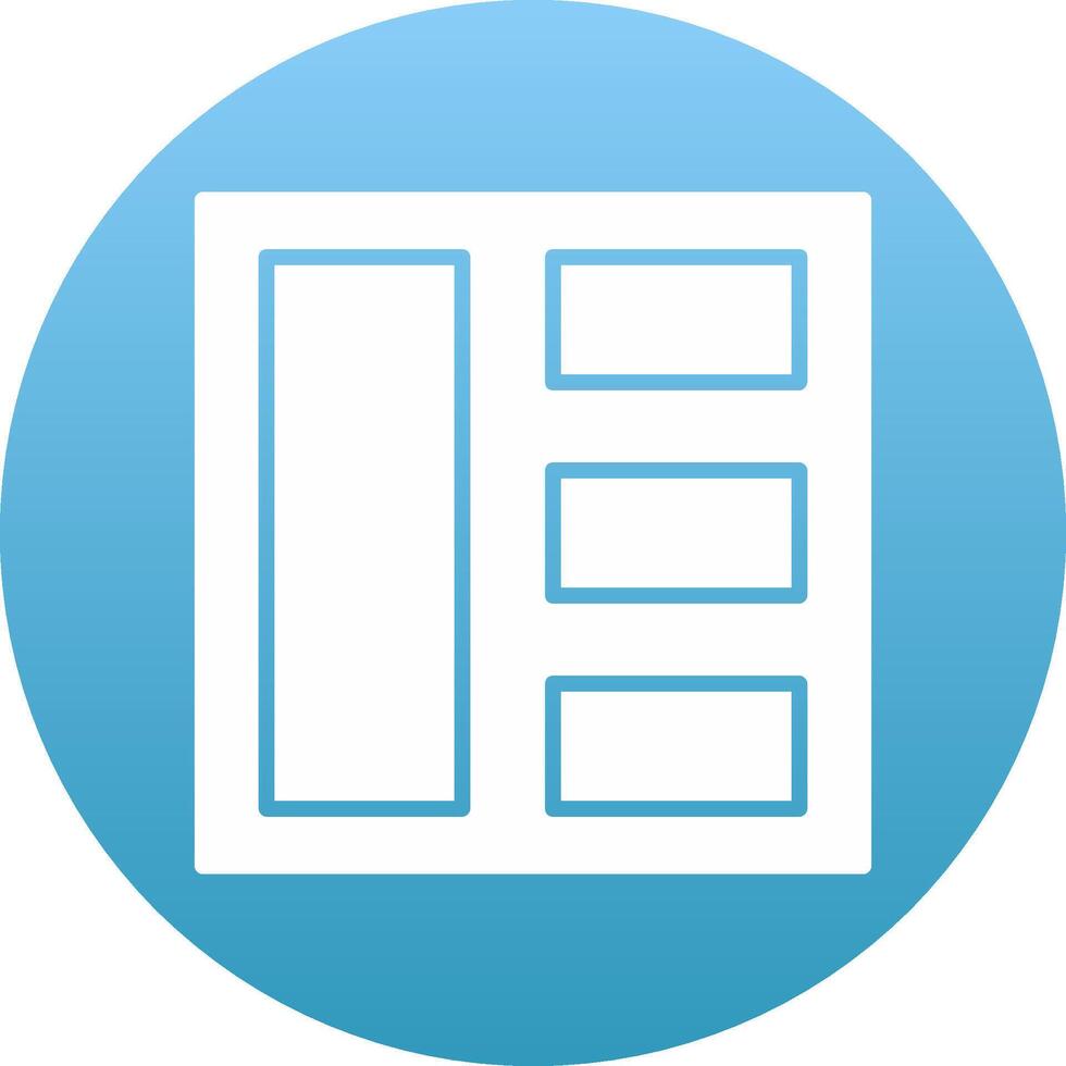 Grid Icon Design Symbol vector