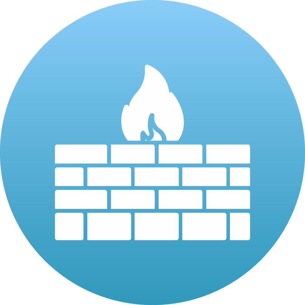 Firewall Icon Design Symbol vector