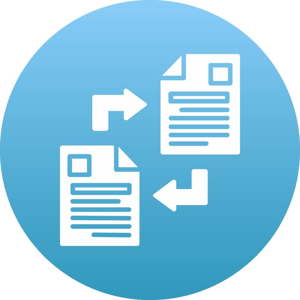 Data Transfer Icon Design Symbol vector