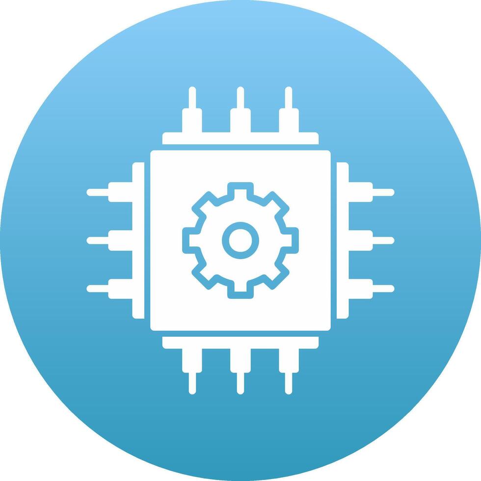 Cpu Icon Design Symbol vector