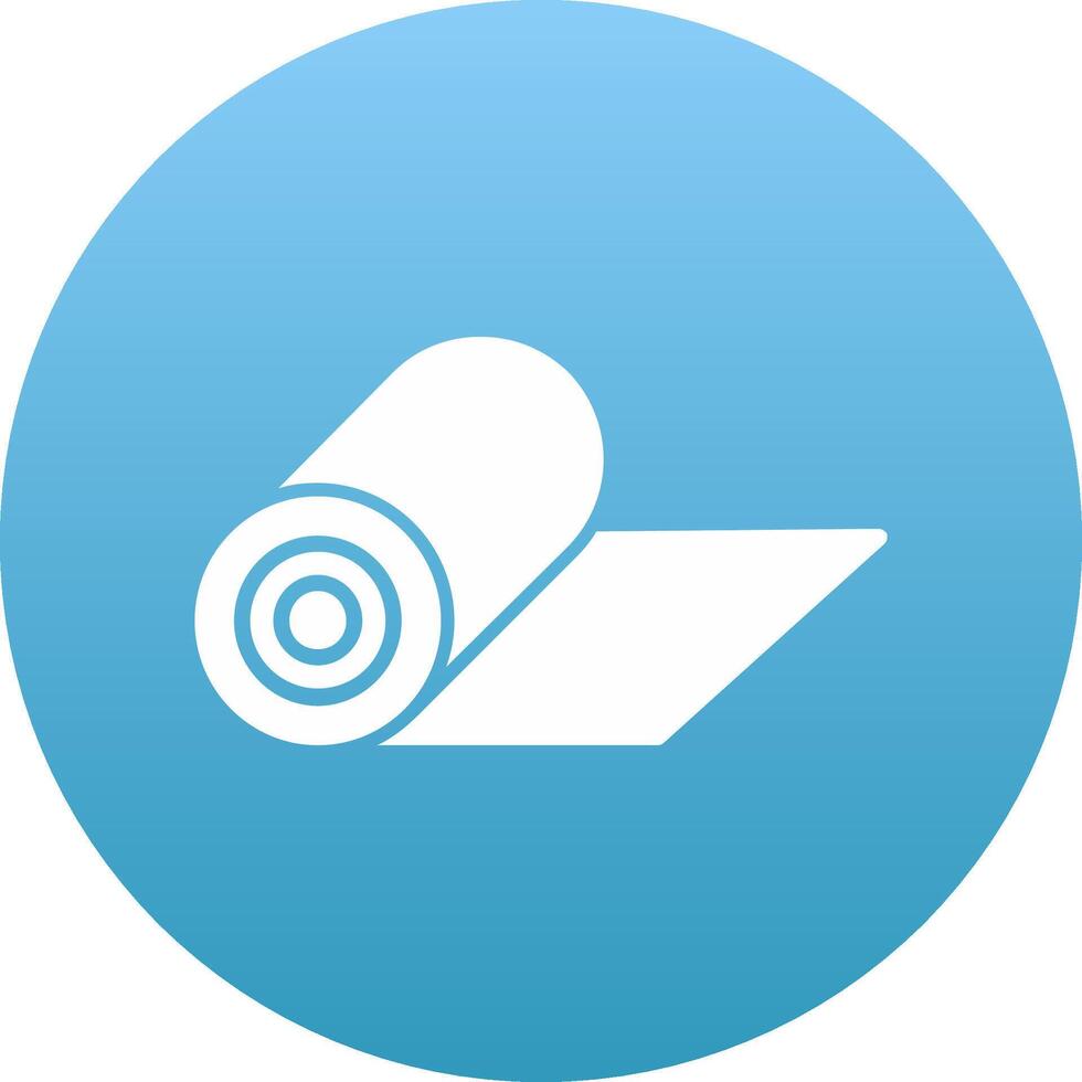 Gym Mat Icon Design Symbol vector