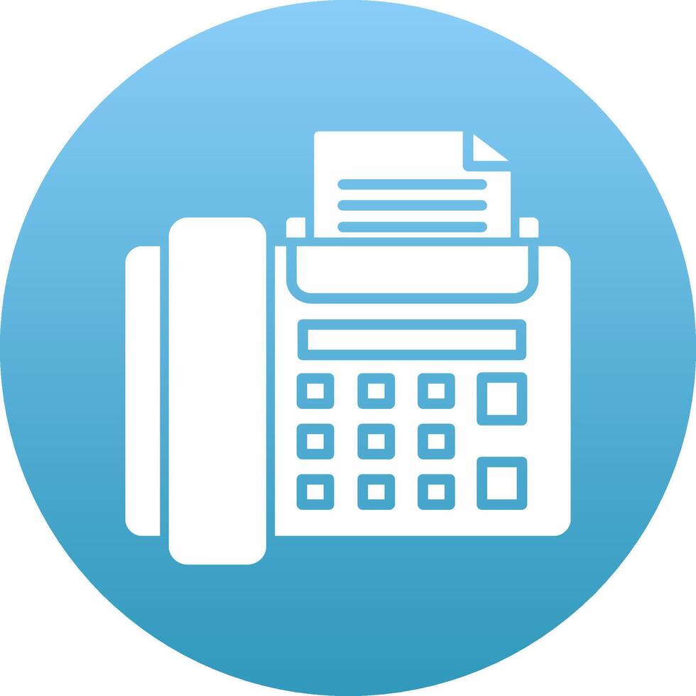 Fax Icon Design Symbol vector