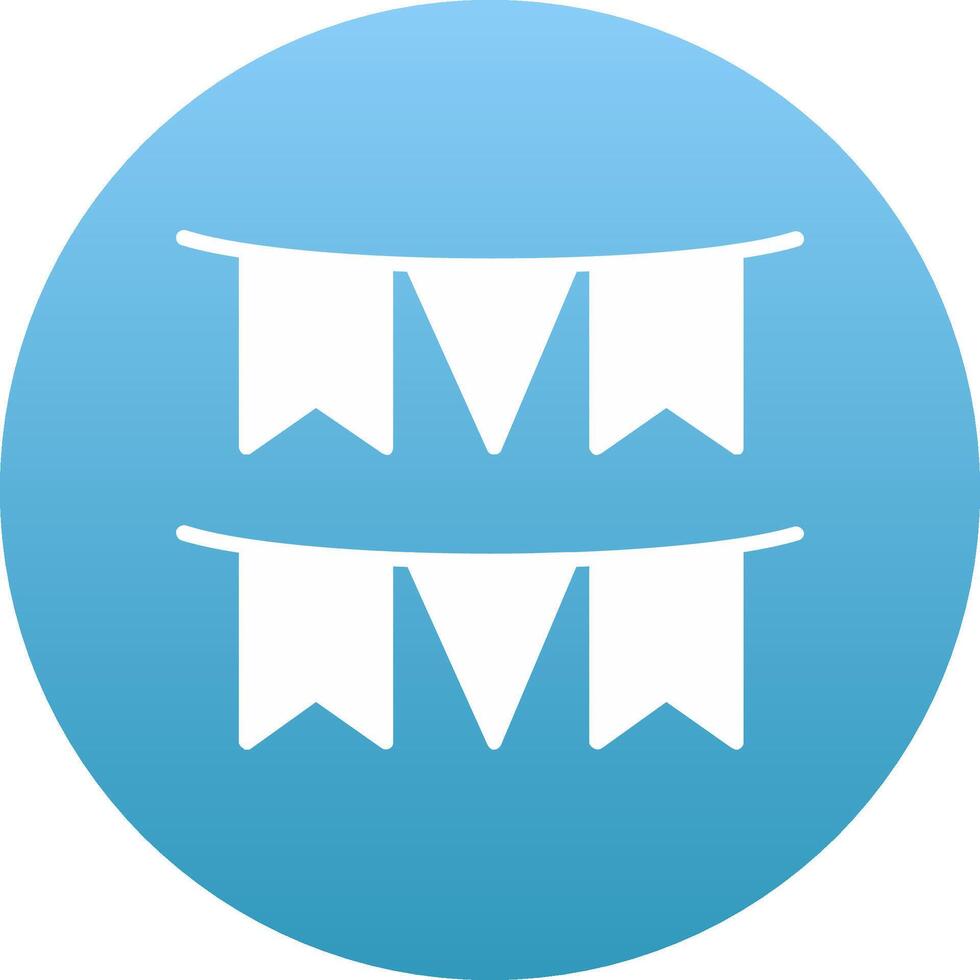 Garland Icon Design Symbol vector