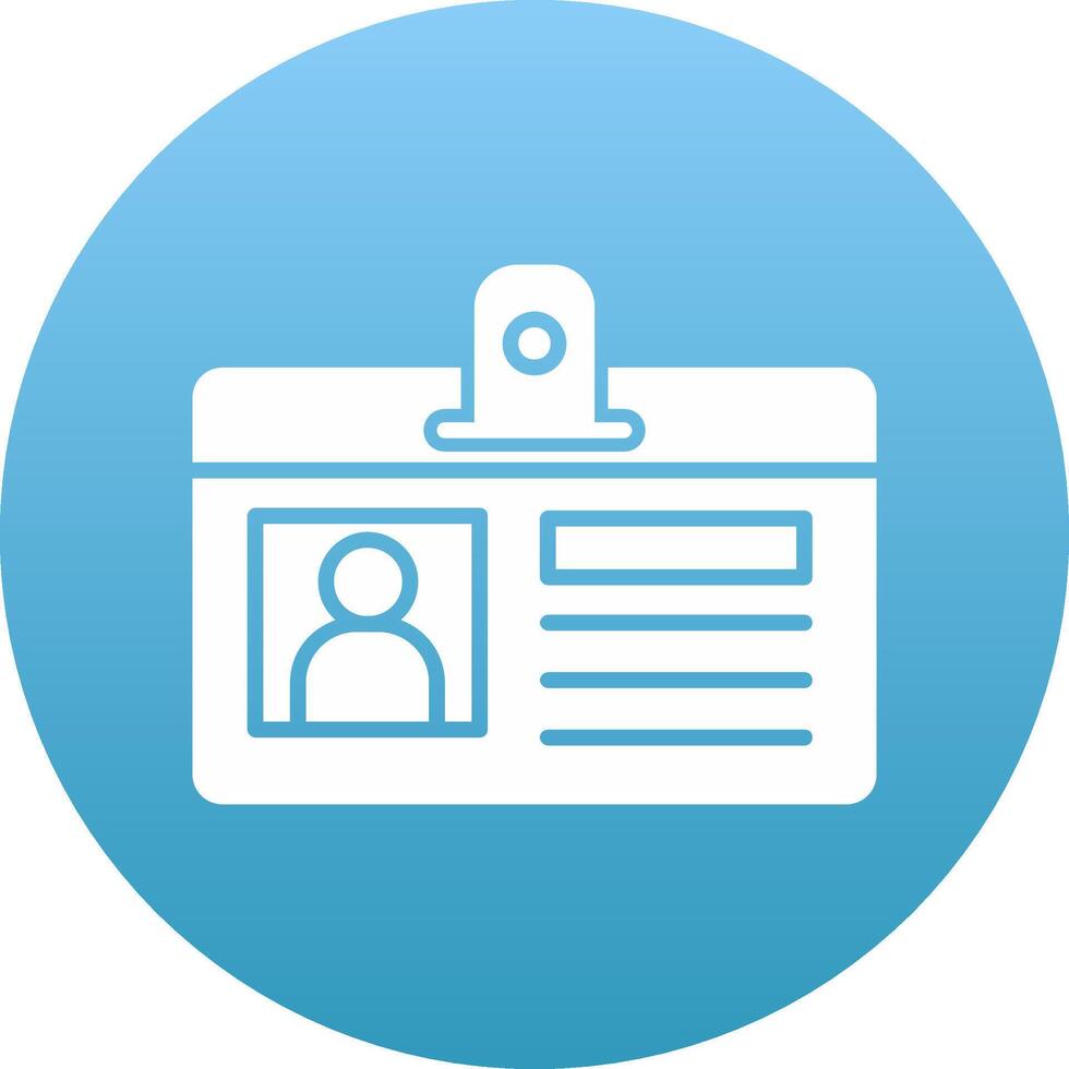Identification Card Icon Design Symbol vector