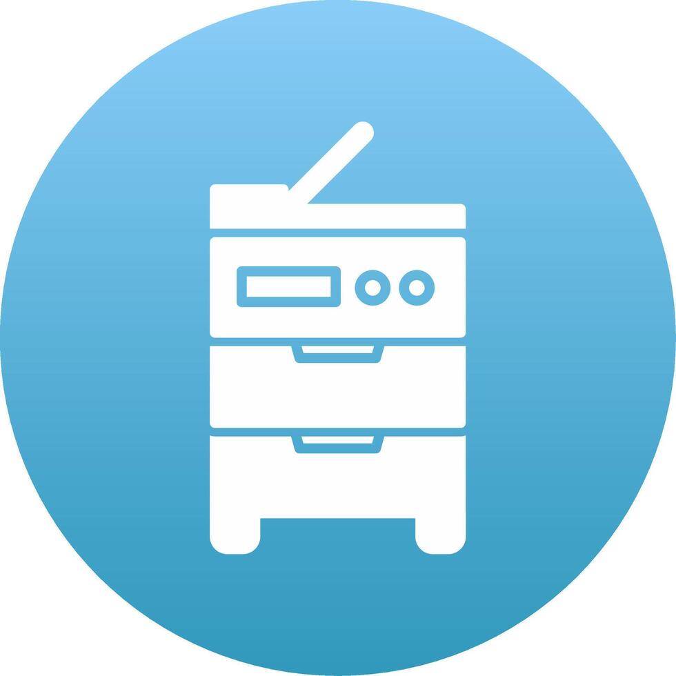 Copy Machine Icon Design Symbol vector