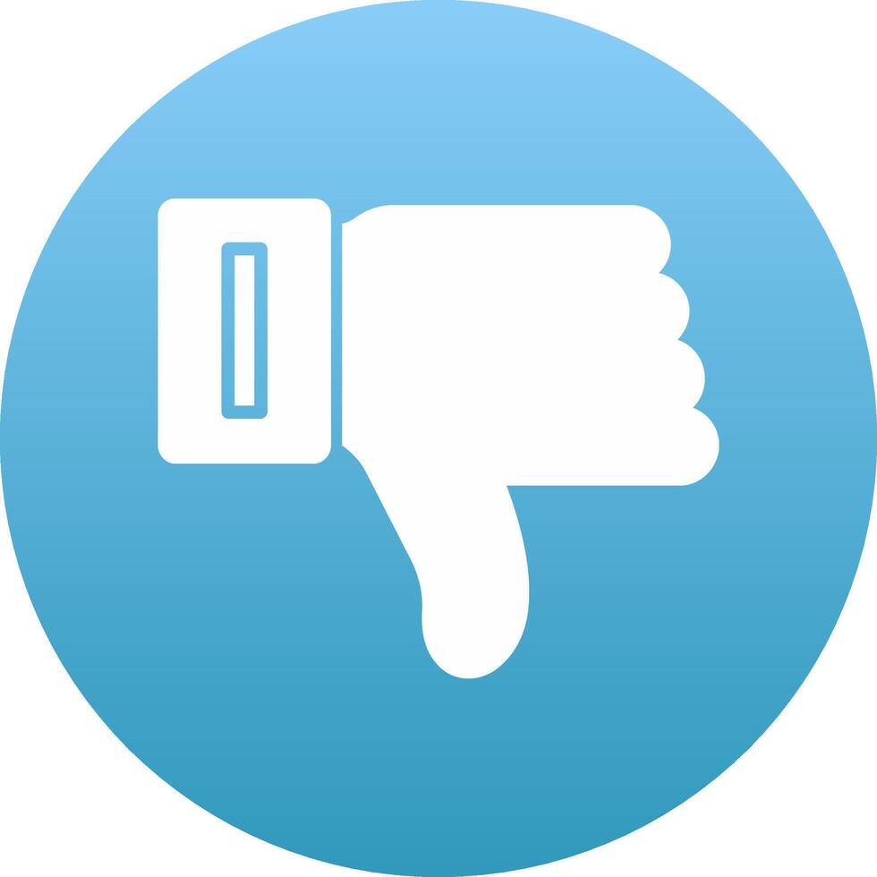 Dislike Icon Design Symbol vector