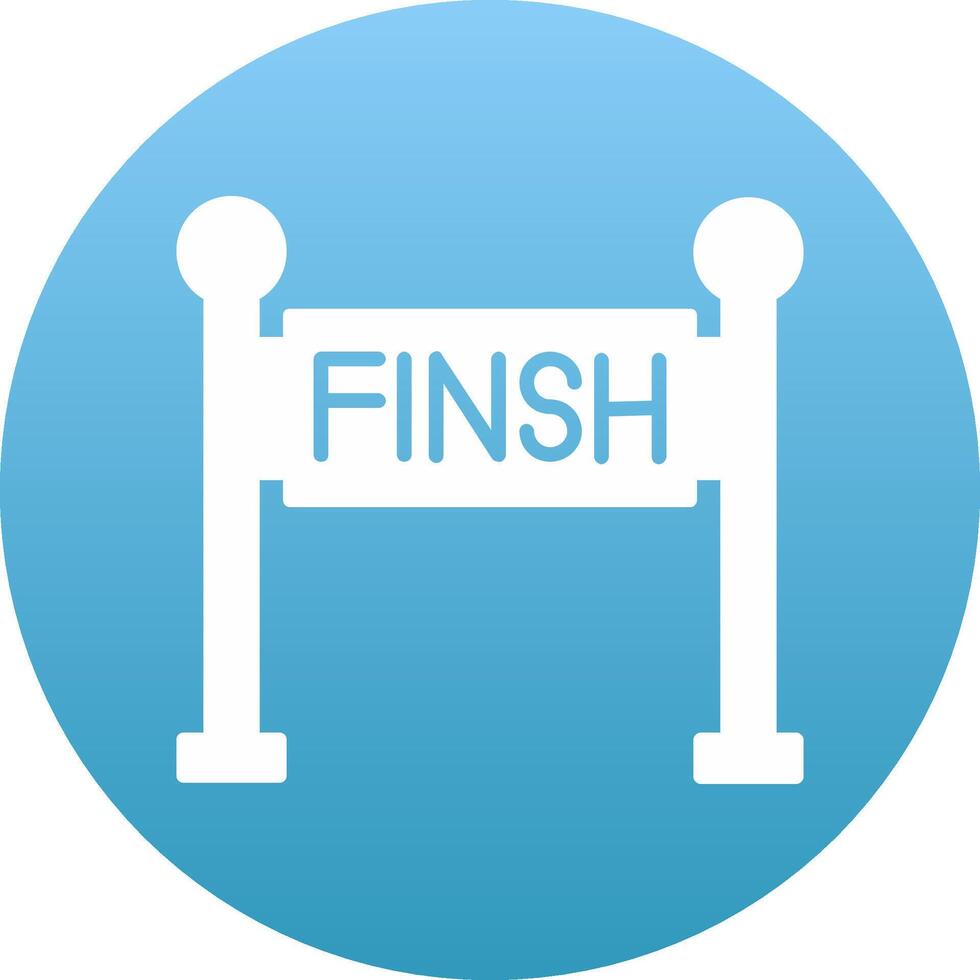 Finish Line Icon Design Symbol vector