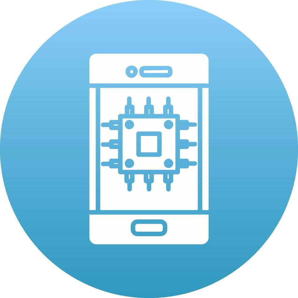 Cpu Icon Design Symbol vector