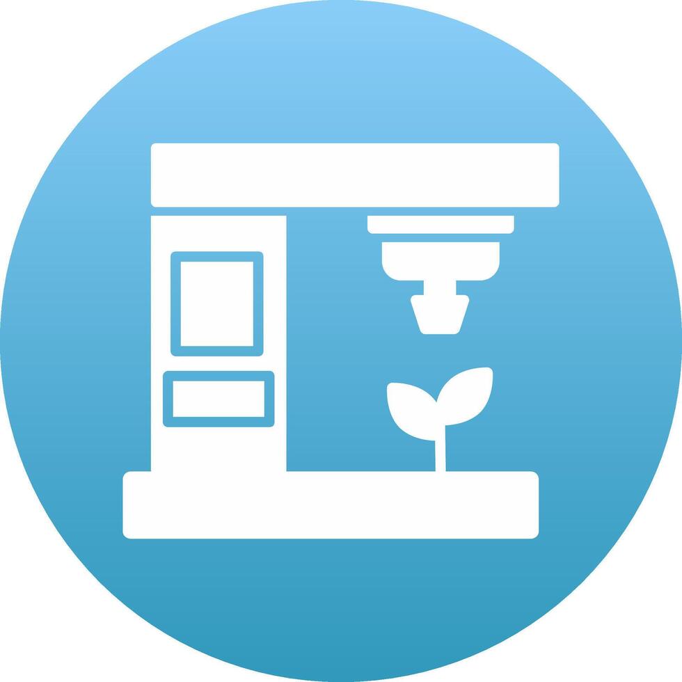 Bioprinter Icon Design Symbol vector