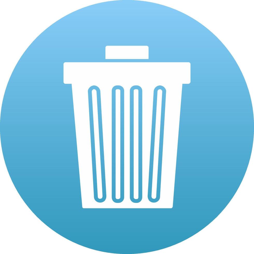 Dustbin Icon Design Symbol vector