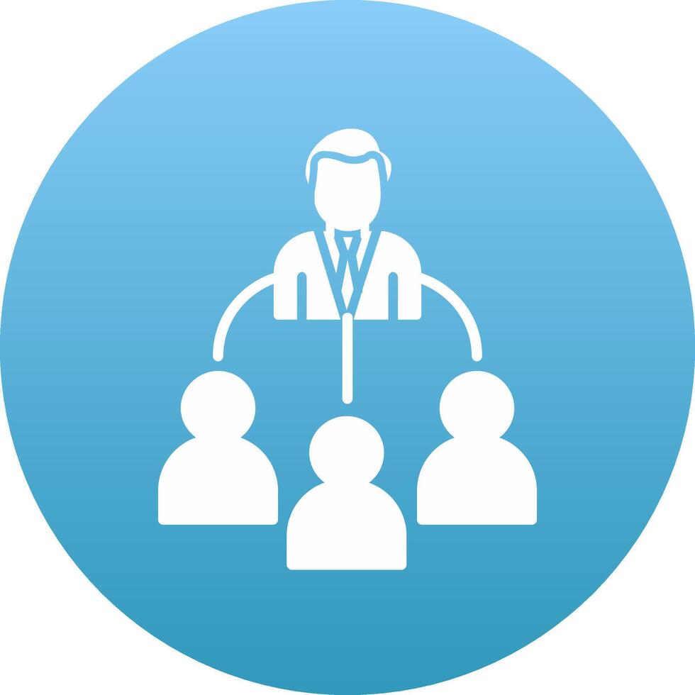 Delegate Icon Design Symbol vector
