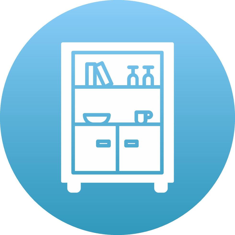 Display Case Icon Design Symbol vector
