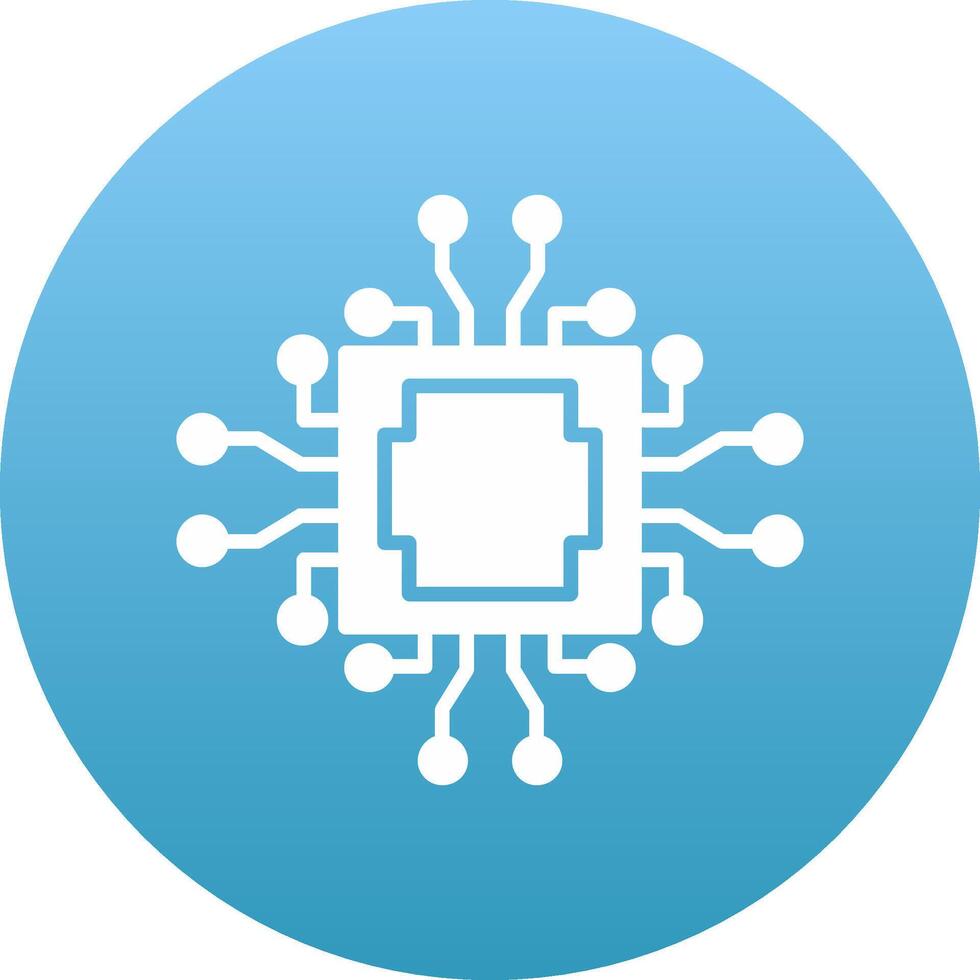 Cpu Icon Design Symbol vector