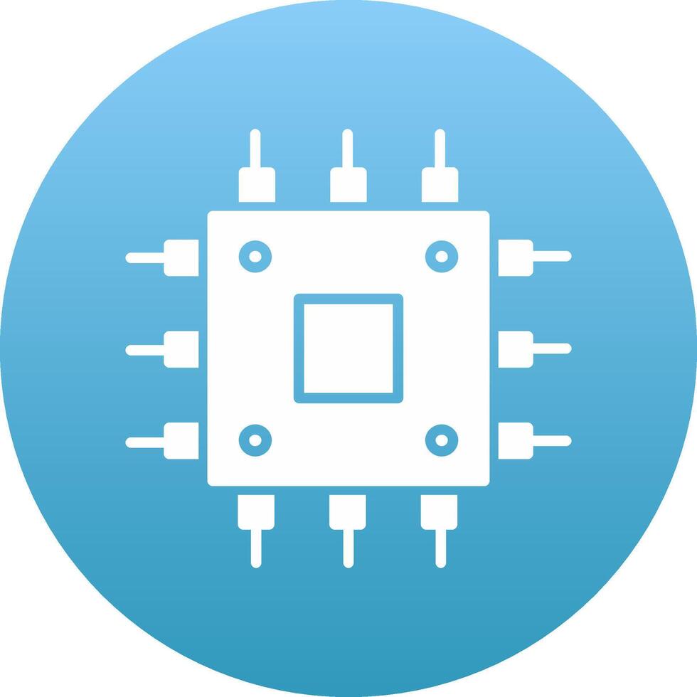 Chip Icon Design Symbol vector