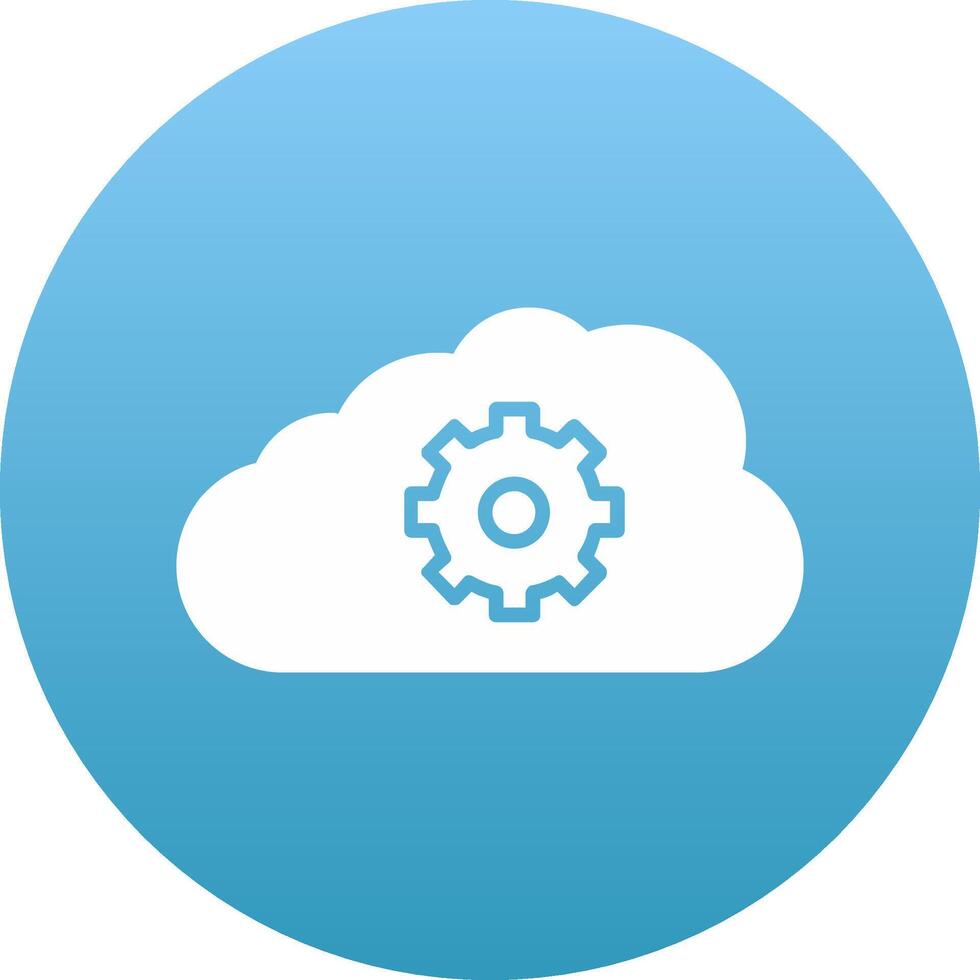 Cloud Storage Icon Design Symbol vector