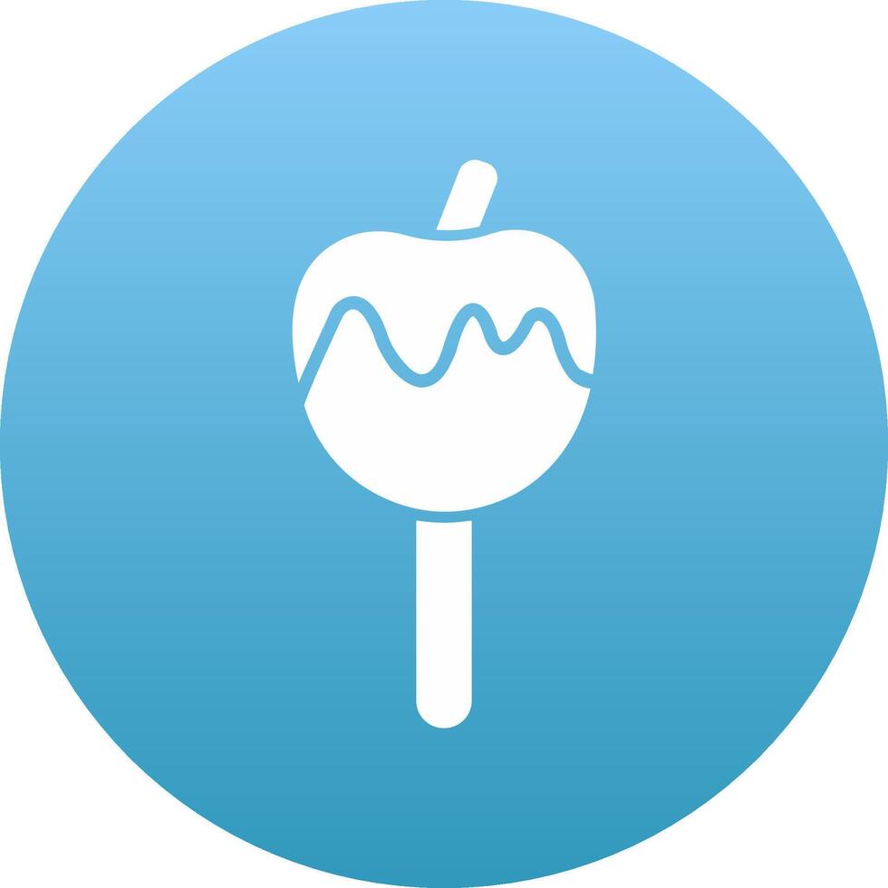 Caramelized Apple Icon Design Symbol vector