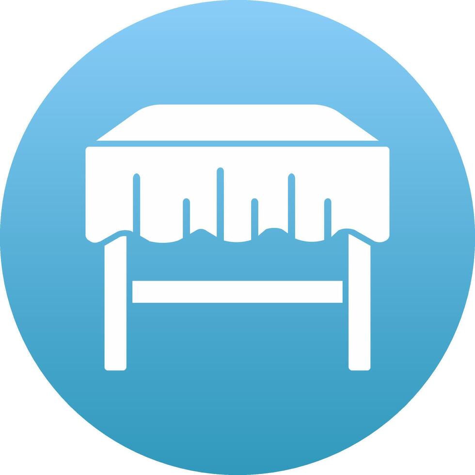 Dining Table Icon Design Symbol vector