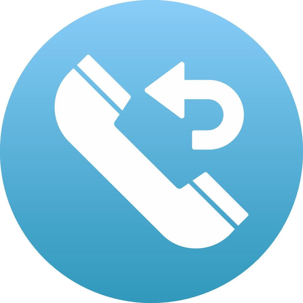 Callback Icon Design Symbol vector