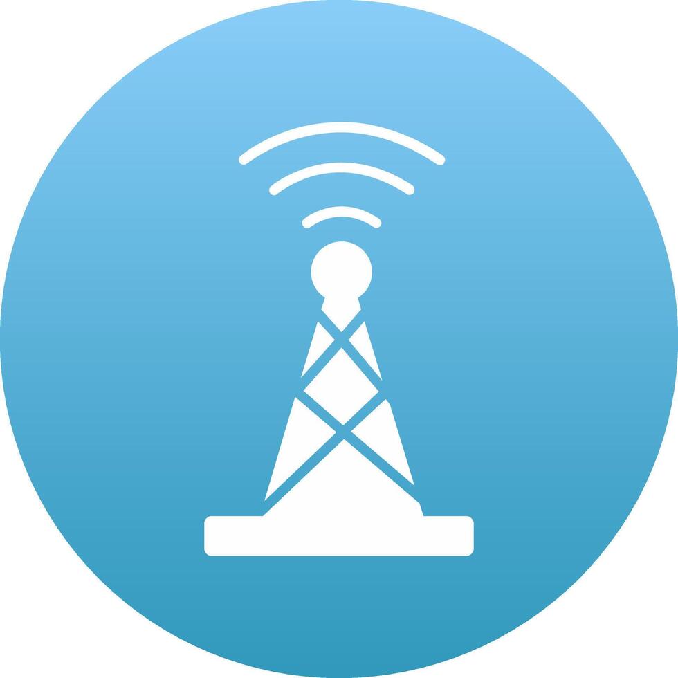 Broadcast Icon Design Symbol vector