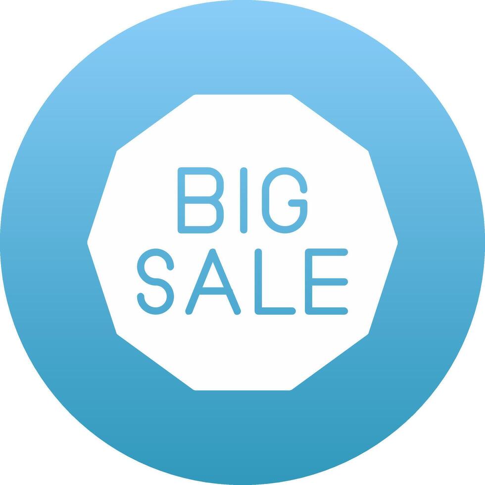 Big Sale Icon Design Symbol vector