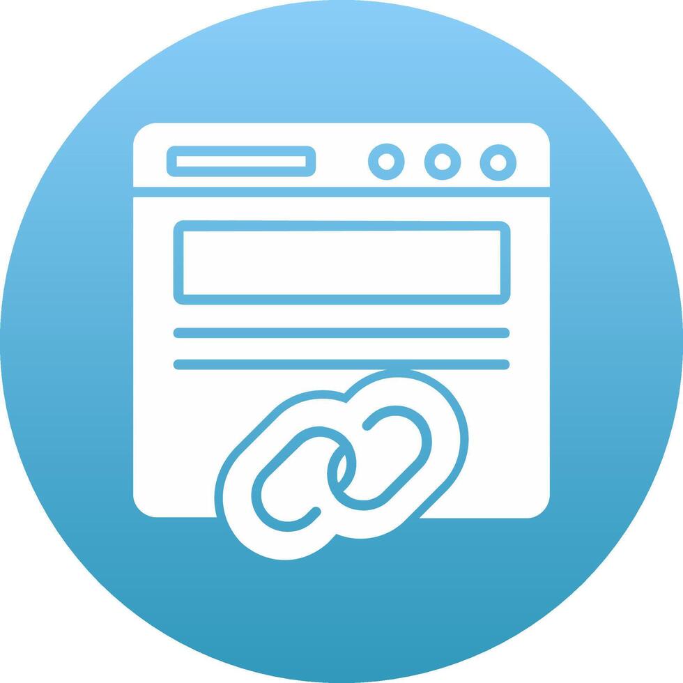 Backlinks Icon Design Symbol vector