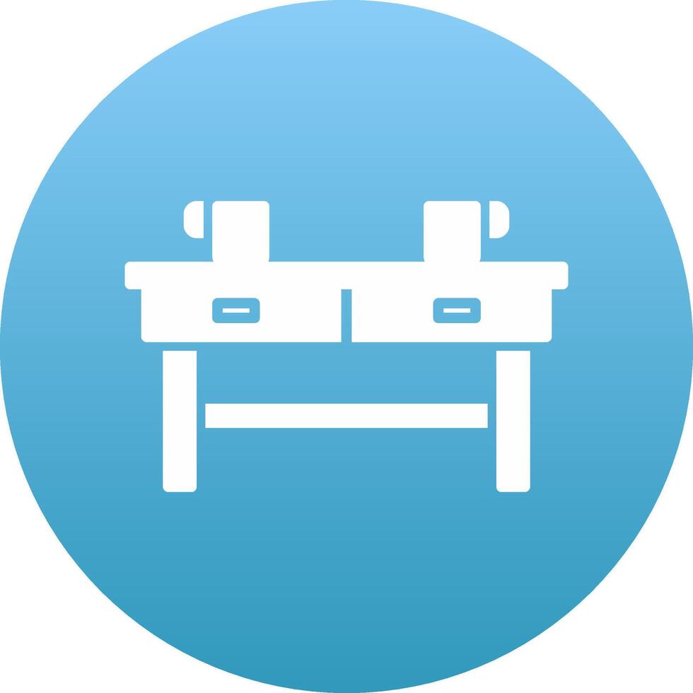Coffee Table Icon Design Symbol vector