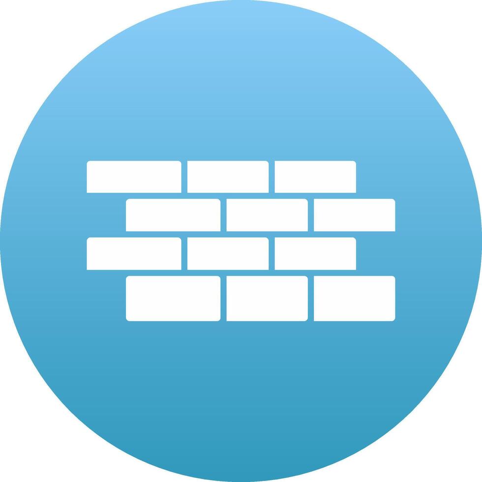 Brick Wall Icon Design Symbol vector