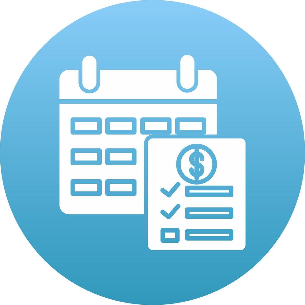 Bill Icon Design Symbol vector