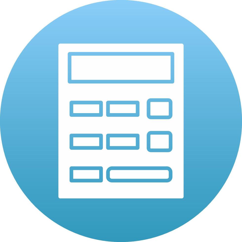 Calculator Icon Design Symbol vector