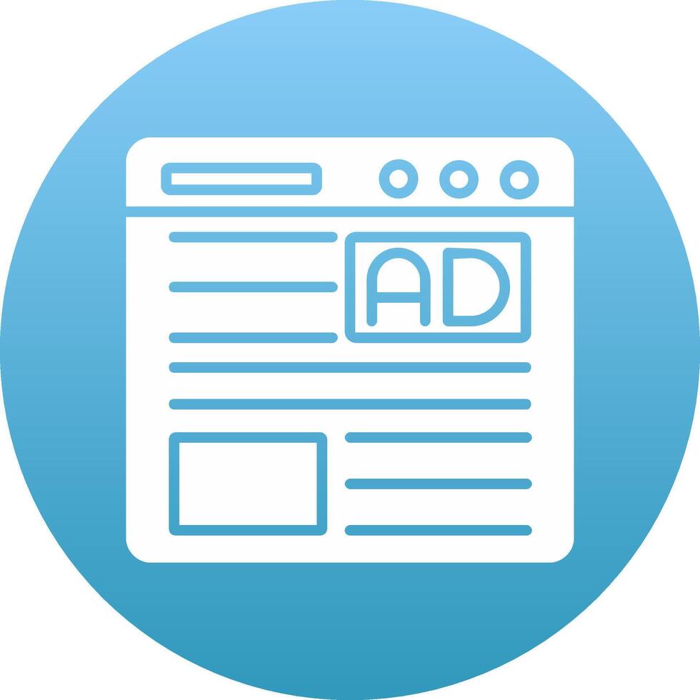 Advertisement Icon Design Symbol vector