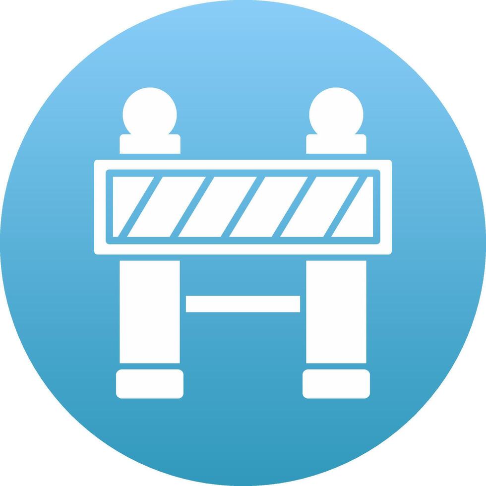 Barrier Icon Design Symbol vector