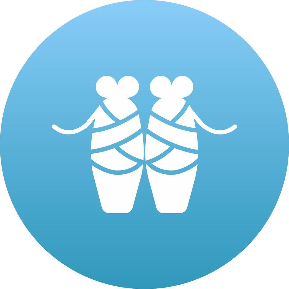 Ballet Icon Design Symbol vector