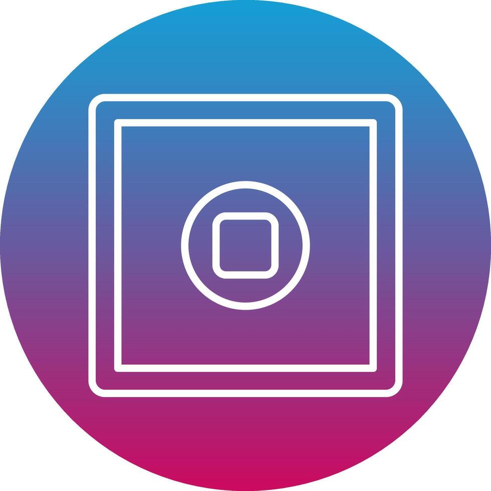 Stop Button Icon Design Symbol vector