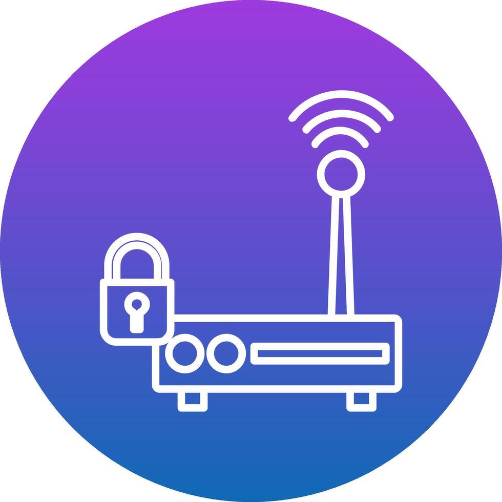 Router Icon Design Symbol vector