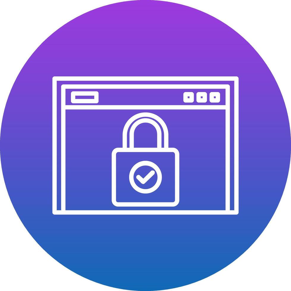 Lock Icon Design Symbol vector