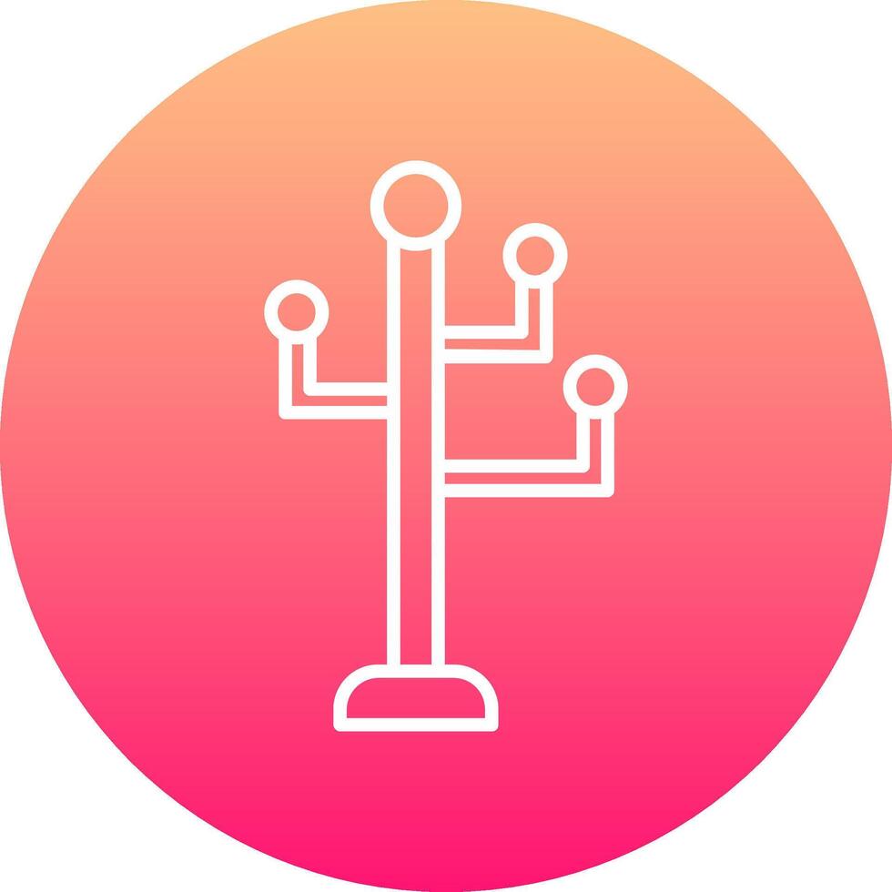 Coat Rack Icon Design Symbol vector