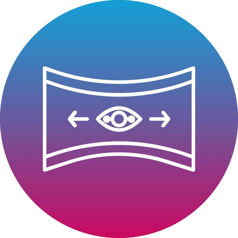 Panoramic View Icon Design Symbol vector