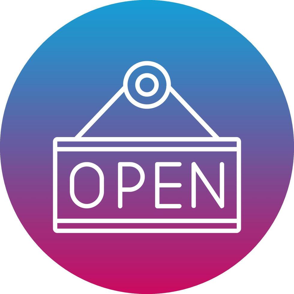 Open Icon Design Symbol vector