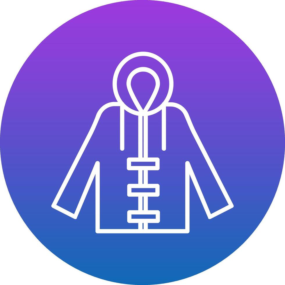 Raincoat Icon Design Symbol vector